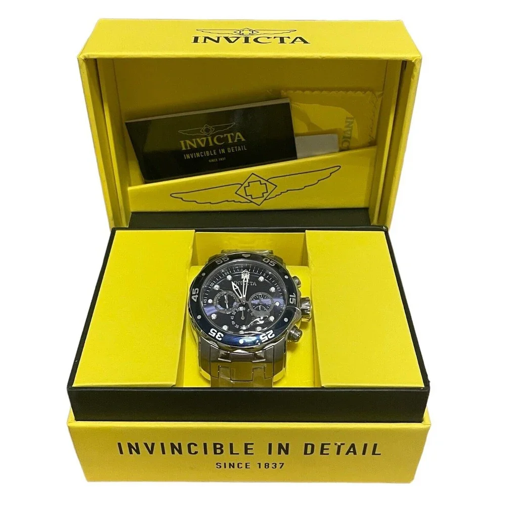 Invicta Pro Diver 0070 Chronograph Blue Dial Men's 48mm Watch New - Picture 1 of 5